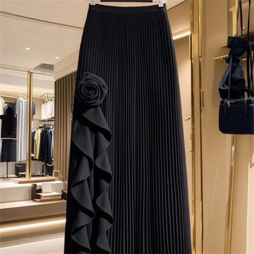Chicmy-Christmas Thanksgiving Gift New Year's Eve Gift  'Rita'  A-line pleated Skirt