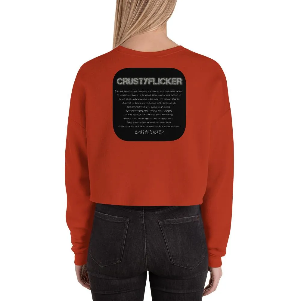 CRUSTYFLICKER - Crop Sweatshirt