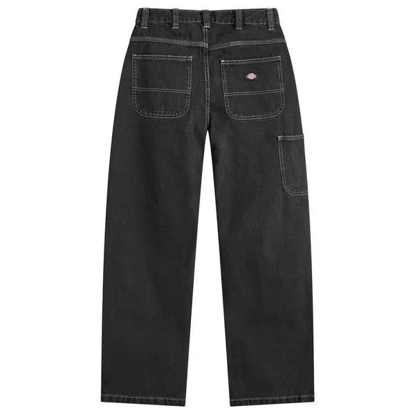 Dickies Madison Denim Pants Loose Fit Black Wash