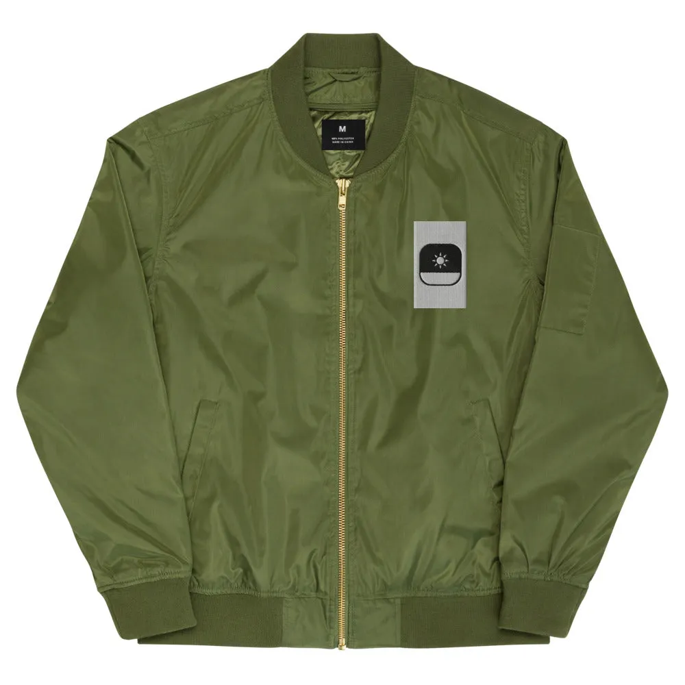 Street Style Premium Recycled Bomber Jacket Threadfast Apparel Ascension High fashion White Sun
