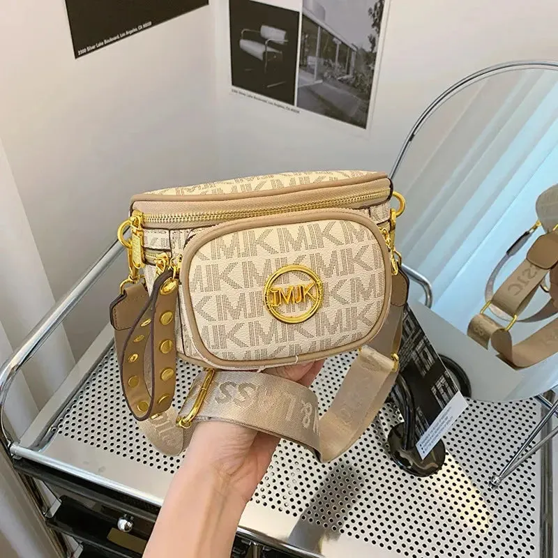 Women's Bags 2024 New Hot Selling Women's Chest Bags, Crossbody Bags, Versatile Wide Shoulder Straps, Women's Bags Trend