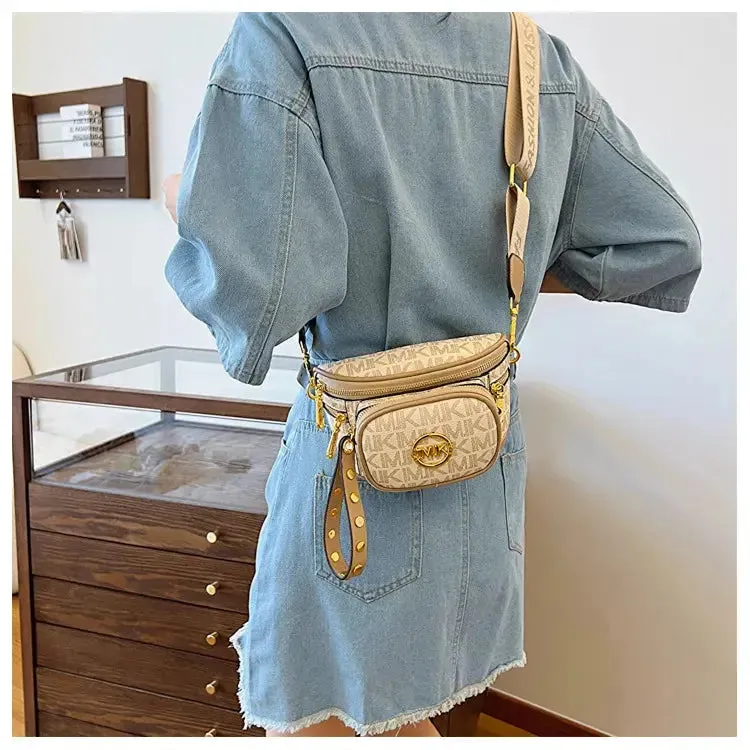 Women's Bags 2024 New Hot Selling Women's Chest Bags, Crossbody Bags, Versatile Wide Shoulder Straps, Women's Bags Trend